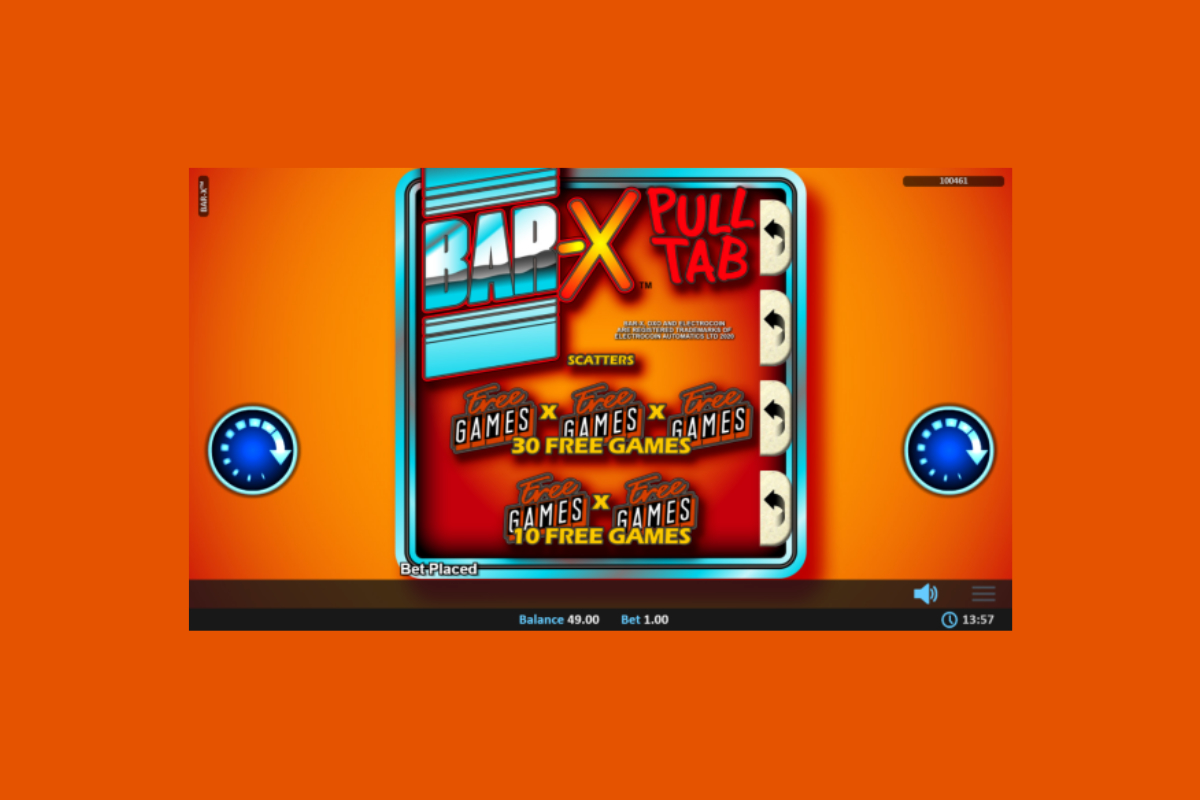 BAR-X™-PULL-TAB Realistic Games Launches Super Bar-x™ Pull Tab Exclusively With Microgaming